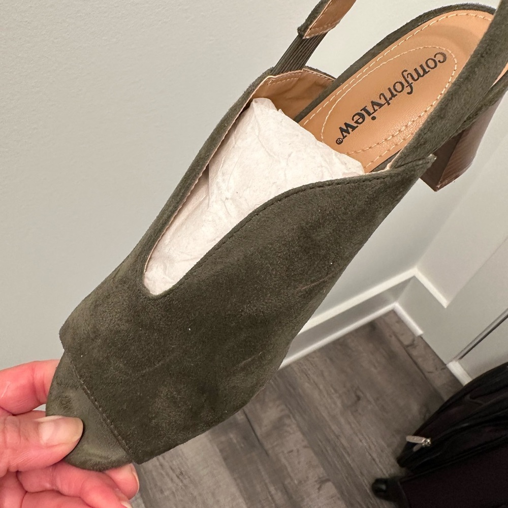 Comfortview Forest Green Footwear